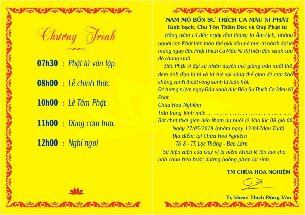 Kính Mừng Đại Lễ Phật Đản