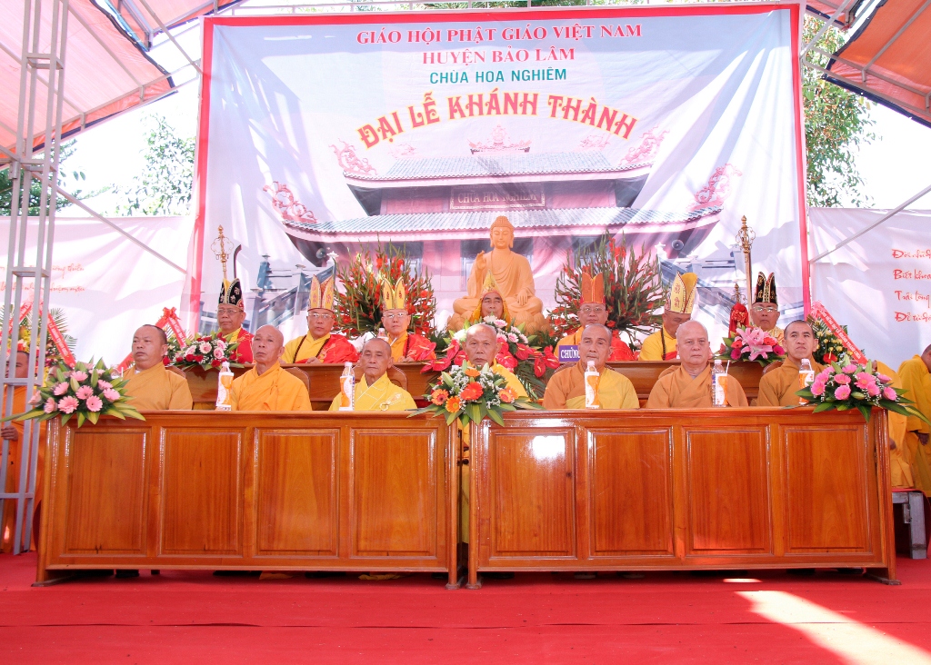 lễ khánh thành chùa Hoa Nghiêm đã thành tựu viên mãn Đại lễ khánh thành chùa Hoa Nghiêm đã thành tựu viên mãn